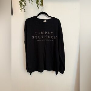 Simply Southern Classic Black Pullover